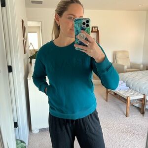 KIAVA Teal Crewneck Sweatshirt